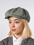 Кепка FREDRIKSON арт. 3031-699/77-К Маяковский (черный / белый)